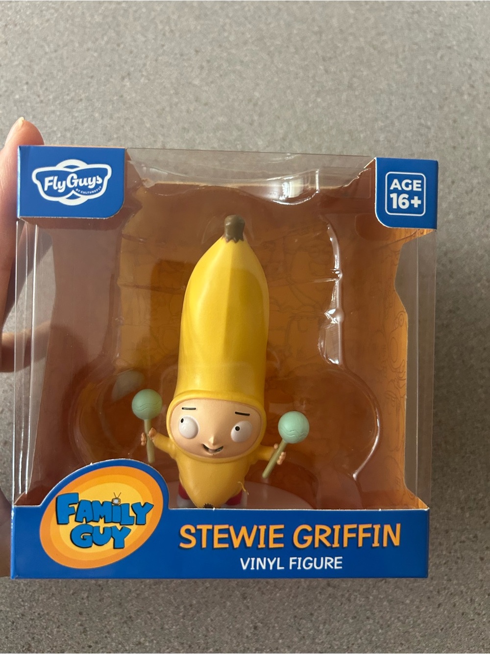 Family Guy Stewie Griffin Yellow Banana Vinyl Figure